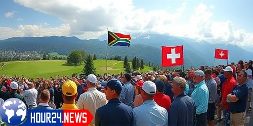Thriston Lawrence Leads European Masters at Crans-Montana