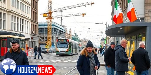 Luas Red Line Disruptions Due to Fire Damage at George’s Dock