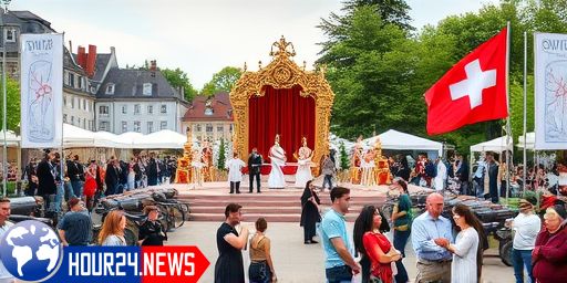 A Throne Awaits the King or Queen of the Cannon at the Vogue de Carouge