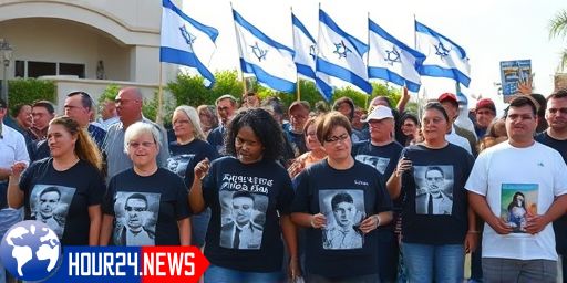 Israeli Hostage Families Protest Outside Ministers’ Homes
