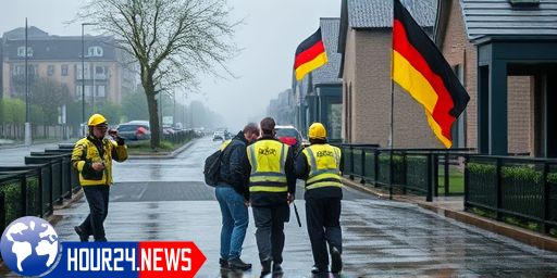 Severe Weather and Heavy Rain Hits Western Germany