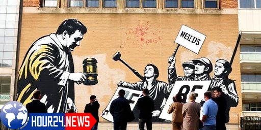 Banksy Mural Commentary on Palestine Action Crackdown