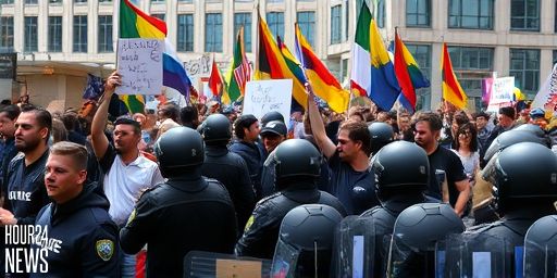 Violent Protests Erupt in The Hague Amid Right-Wing Demonstrations