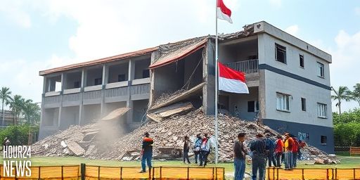 School Building Collapses in Indonesia: Dozens Trapped, 1 Dead