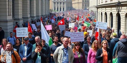 Geneva Gaza Protest Draws 8,000 Demonstrators in Pro-Palestine Rally