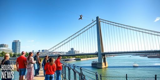 Spectacular Miracle Bridge Opens With Bungee Jumps