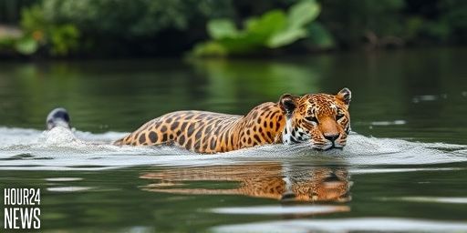 Brazilian Jaguar Breaks Swimming Record with Stunning Feat
