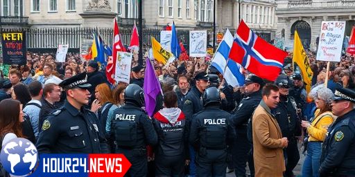 Far-Right Anti-Immigration Protests in London: A Tense Showdown