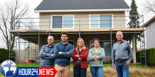 Couple Mystified by Unexpected Scaffolding on Their Home