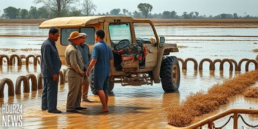 Tehsildar Gidde Provides Immediate Assistance to Farmers Affected by Heavy Rain