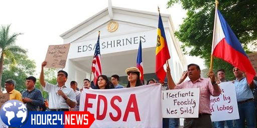 Anti-Corruption Protests at EDSA Shrine: A Call for Justice