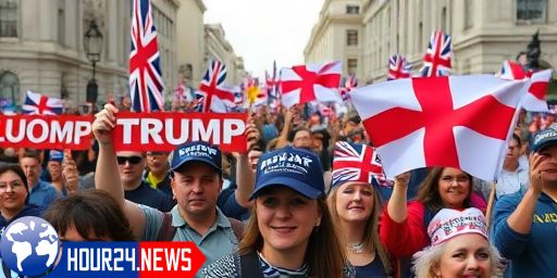 Mass Protest Against Immigrants in Central London