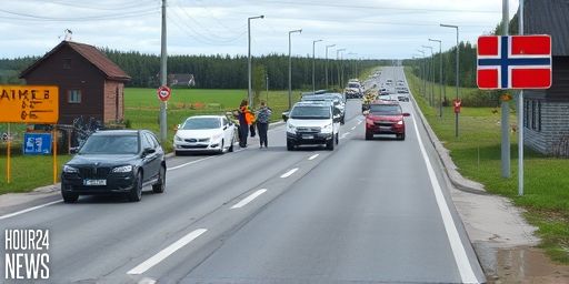 Traffic Incident on Route 7 in Flå: Several Cars Involved