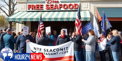 Protests and Cheers as Trump Dines in D.C. Restaurant