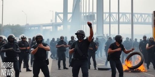 Violence Erupts in Manila: Masked Rioters Clash with Police