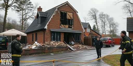 Gas Explosion Destroys House in Bradford: Two Injured