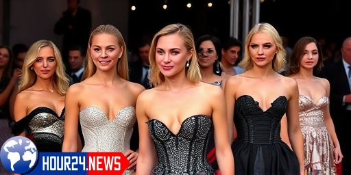 Margot Robbie Stuns in Bedazzled Corset with Scoop Neck