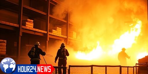 Massive Fire in São Paulo Warehouse