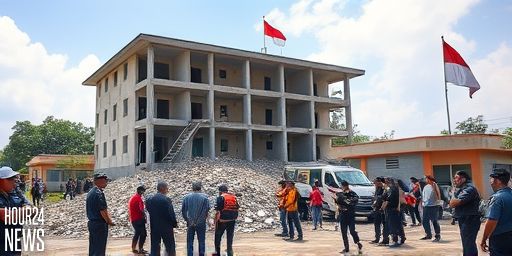 Indonesia School Building Collapse Leaves Dozens Trapped