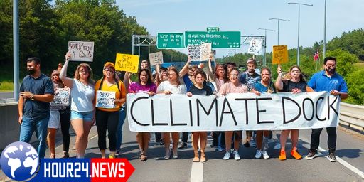 Extinction Rebellion Protests: A12 Blockade in The Hague