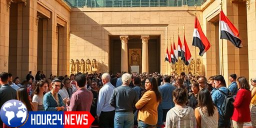 Final Preparations for the Grand Opening of the Egyptian Museum