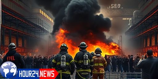 Major Fire Breaks Out in Warehouse in São Paulo