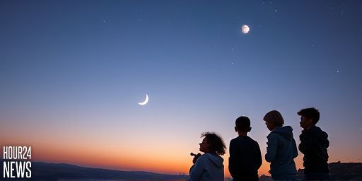 Rare Celestial Conjunction in Arar Sky
