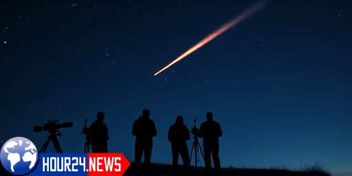 Strange Interstellar Object Comet with Tail Approaching Earth