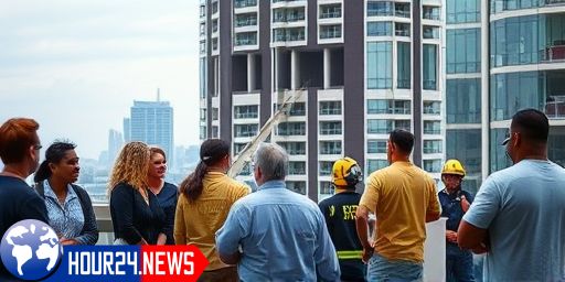 False Ceiling Collapse at Liat Towers Injures Three