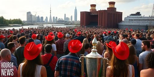 England’s Red Roses Celebrate Women’s Rugby World Cup Victory at Battersea Power Station