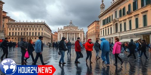Severe Weather Alert in Rome and Lazio