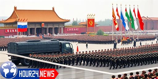 Putin and Iranian President Join Military Parade in China