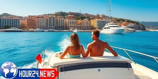 Adriana Karembeu and Marc Lavoine Enjoy Romantic Moments in Monaco