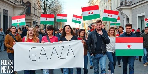 Demonstration for Gaza Draws Thousands to Avenyn in Gothenburg