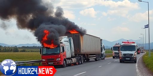 Serious Truck Accident on Athens-Corinth National Road