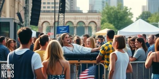 Lola Young collapses on stage at All Things Go festival in New York