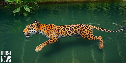 Brazilian Jaguar Sets Record with Unbelievable Swim