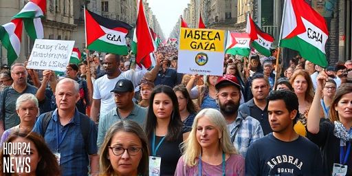 Demonstration for Gaza Draws Thousands to Avenyn