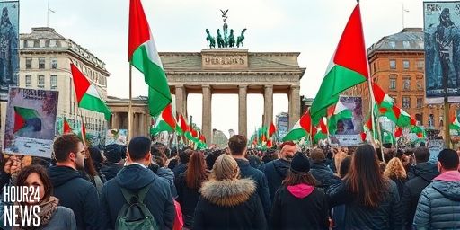 Thousands Protest in Berlin Against Israeli Violence in Gaza