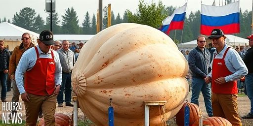 Giant Pumpkin: Russian Farmer Grows Record-Setting Gourd
