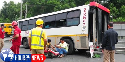 Roadways Bus Overturns Near Kakori Bridge in Lucknow