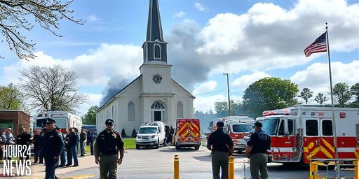 Michigan church shooting leaves four dead, eight injured as fire is set