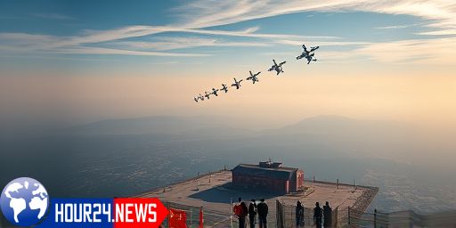 SpaceX Starlink Satellite Photobombs Chinese Air Base View