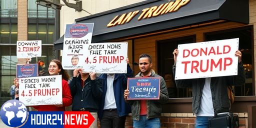 Trump Faces Backlash at Restaurant: Protesters Call Him Hitler