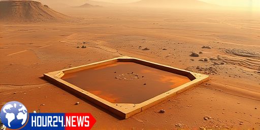 Strange Square Structure Discovered on Mars