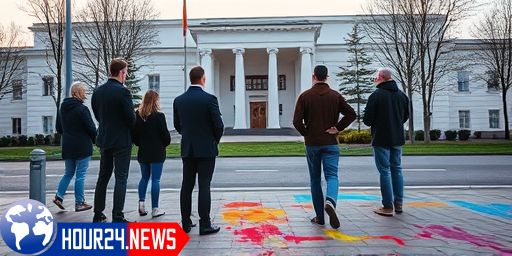 New Drone Attack with Paint Against Russian Embassy