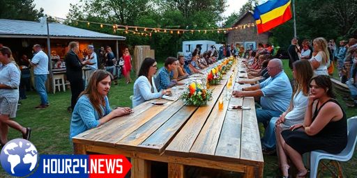 World Record of the Longest Table Built from Recycled Materials
