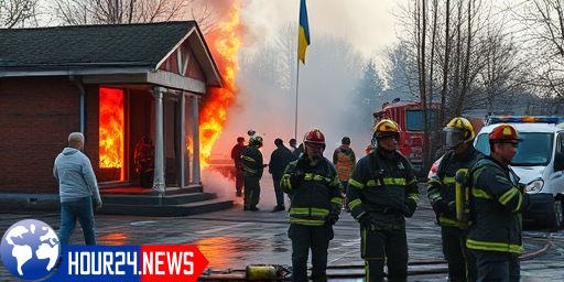 Russian Strike in Sumy: Tragic Loss and Devastating Fire