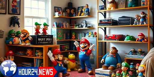 Super Mario Fan’s Impressive Merchandise Collection in Staffordshire