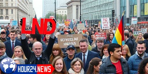 Mass Protest in London: Over 100,000 Attend Amid Tensions